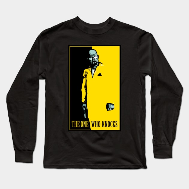 The One Who Knocks Long Sleeve T-Shirt by WinterArtwork